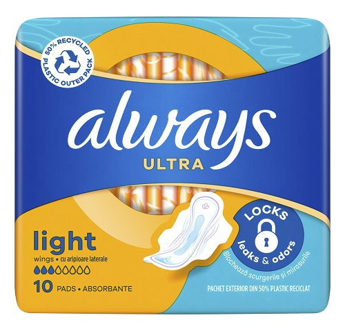 Прокладки Олвейс ультра лайт №10 single