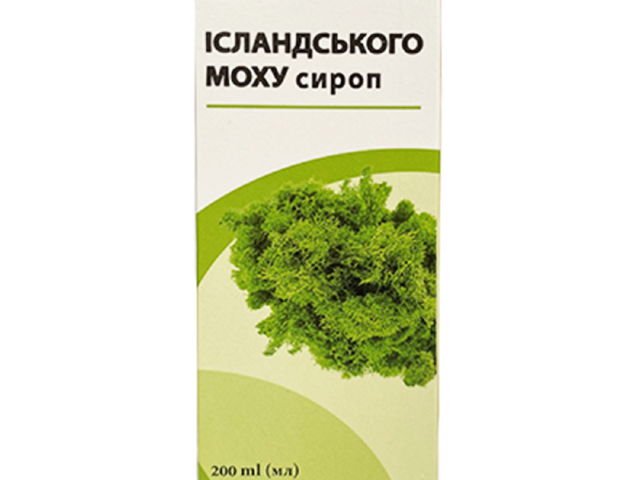 Ісландський мох сироп 200мл Табула Віта