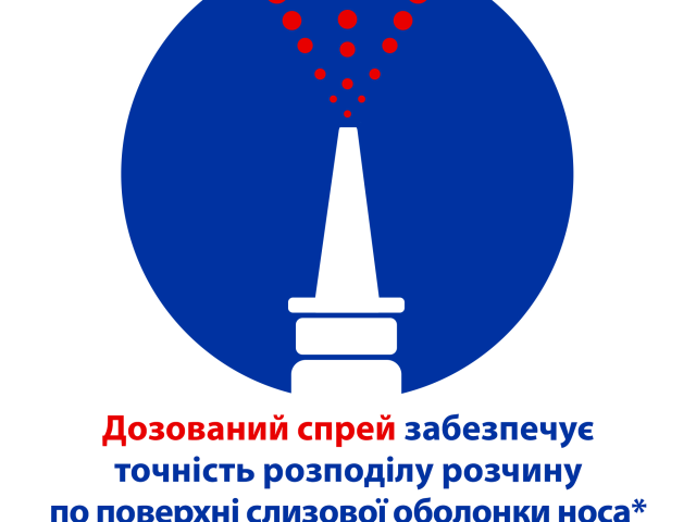 Отривін спрей назал 0,1% 10мл