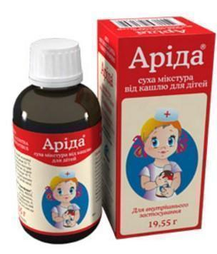 Аріда суха мікстура від кашлю для дітей фл