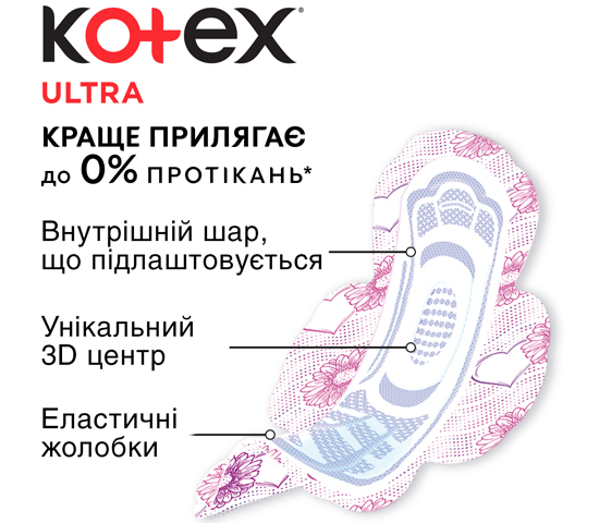 Прокладки Котекс ультра драй супер №8