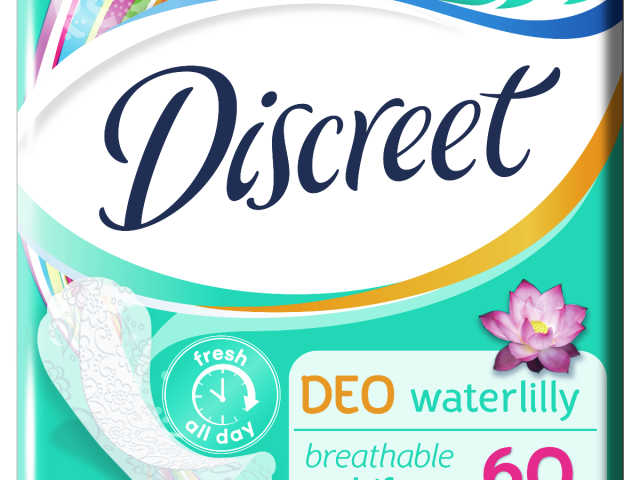 Прокладки Дискріт щоденні №60 део водяна лілія мультиформ
