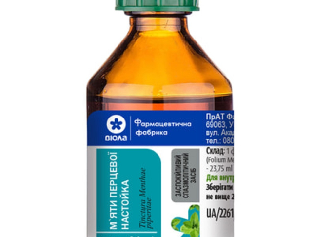 Настойка М'яти перцевої 25мл фл