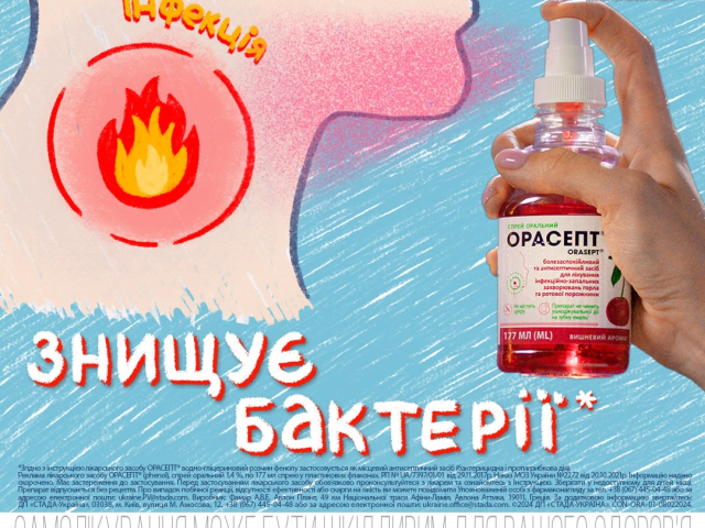 Орасепт спрей 1,4% 177мл