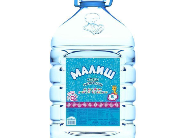 Мінвода дитяча Малиш 5л