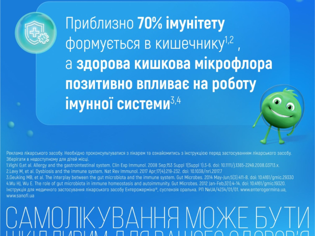 Ентерожерміна сусп оральна 5мл фл №10