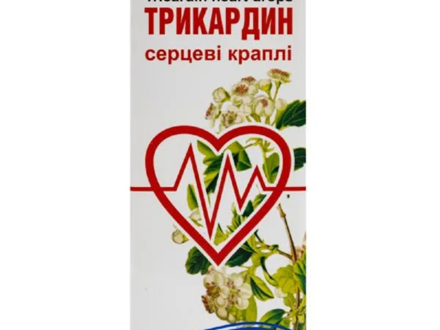 Трикардин серцеві краплі 25мл фл