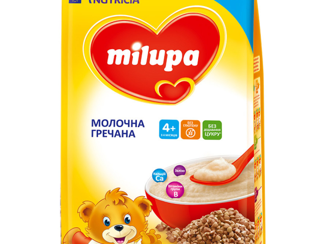 Мілупа каша молочна гречана 210г з 4 міс