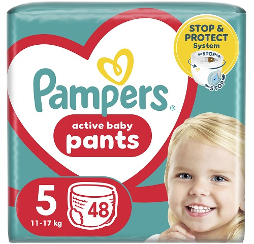Підгузники-трусики Памперс №48 (5) 12-17кг Pants Junior джамбо