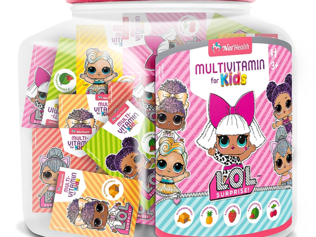 Натхелс мультивітаміни для дітей льодяники №100