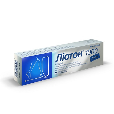 Ліотон 1000 гель туба 50г