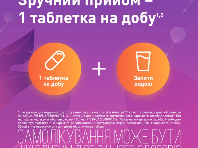 Аллегра 180мг табл в/о №10