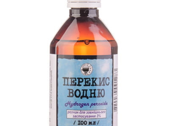 Перекис водню р-н 3% 100мл фл полімерний