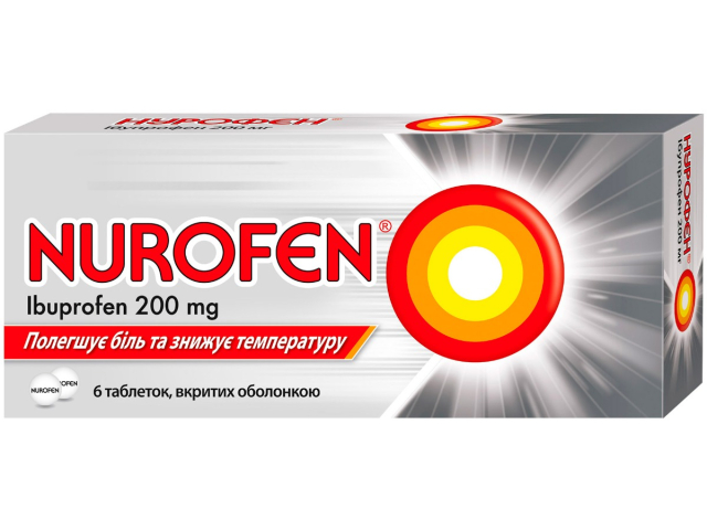 Нурофєн табл 200мг №6