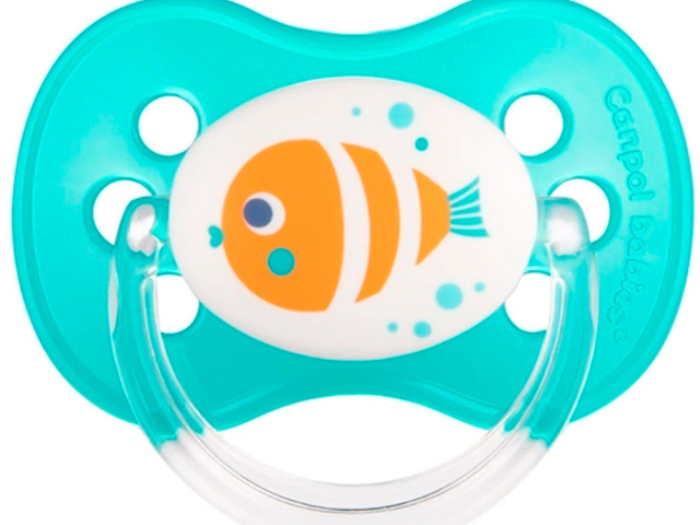 Пустушка латексна кругла 6-18міс 22/607