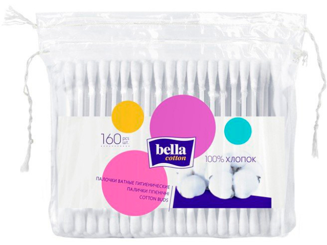 Палички ватні Белла №160 п/e