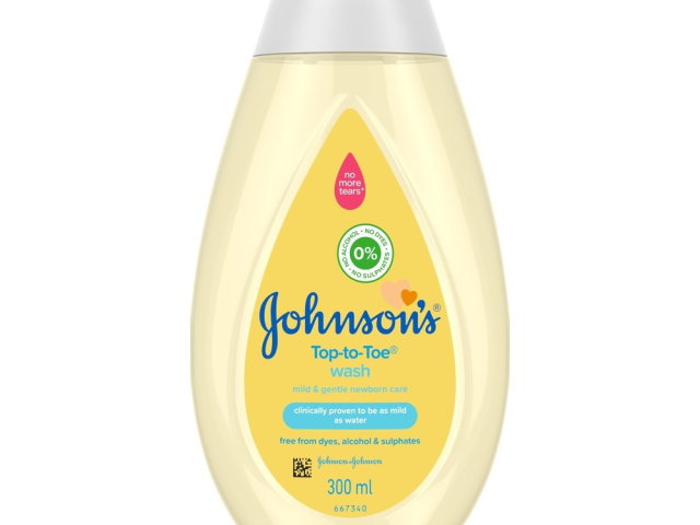Джонсонс бебі піна-шампунь від маківки до п'ят 300мл