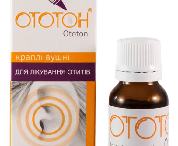 Ототон краплі вушні 16г фл