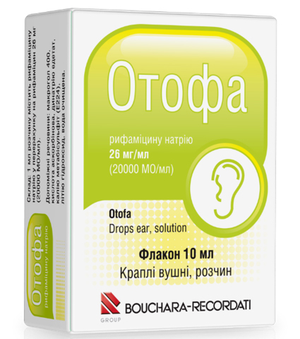 Отофа краплі вушні 10мл