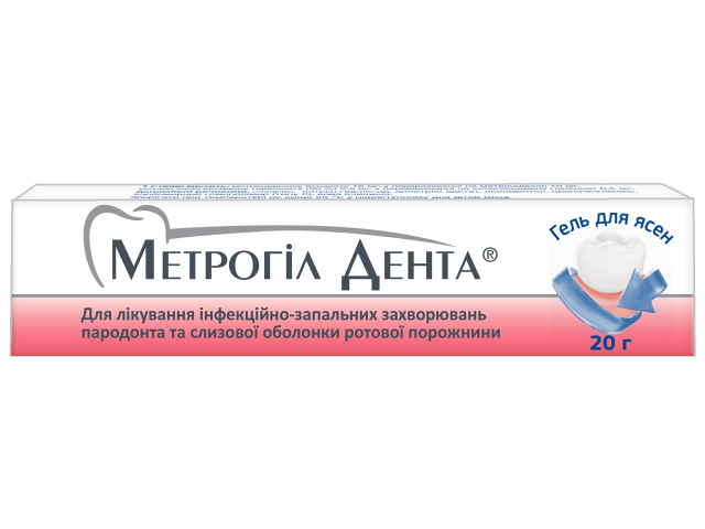 Метрогіл Дента гель туба 20г
