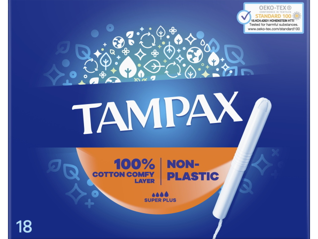 Тампони Тампакс супер плюс дуо №18