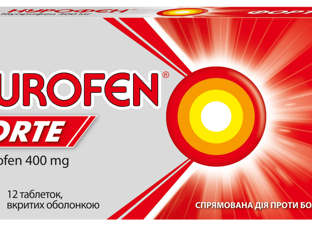 Нурофєн форте табл 400мг №12