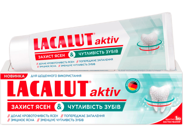 З/п Лакалут Актив Захист ясен & чутливість зубів 75мл