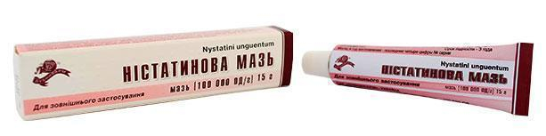 Ністатин мазь 100тис ОД/г туба 15г