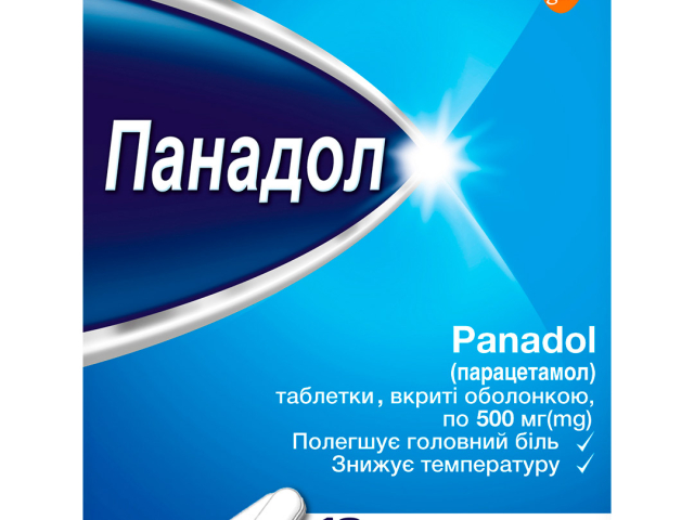 Панадол табл в/о 500мг №12