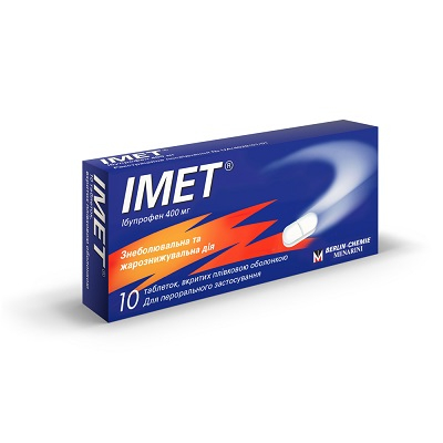 Імет табл в/о 400мг №10
