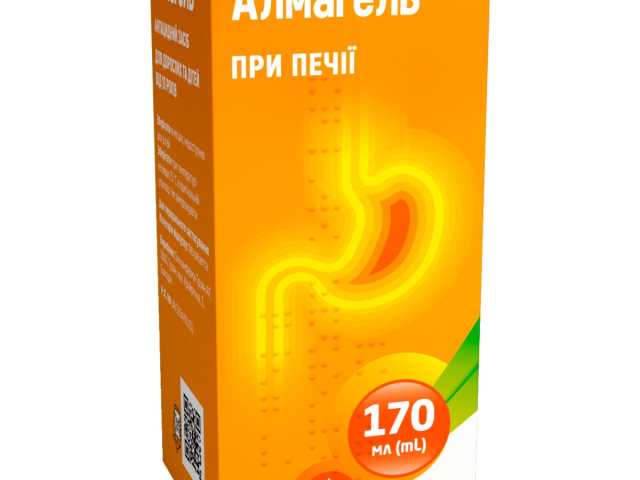 Алмагель сусп оральна фл 170мл