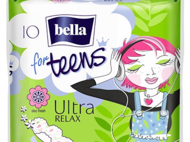 Прокладки Белла тінз ультра софт релакс зелений чай №10