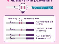 Тест для визначення вагітності Евітест смужка №1