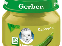 Гербер пюре овочеве кабачок 80г з 6 міс