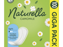 Прокладки Натурелла щоденні №100 лайт кватро ромашка