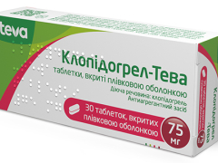 Клопідогрел-Тева таб в/о 75мг бліст №30