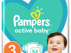 Підгузники Памперс №54 (3) 6-10кг Active Baby Midi економ мінус