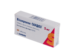Бісопролол Сандоз табл в/о 5мг №30