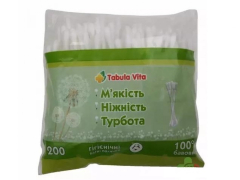 Палички ватні №200 п/е уп Табула Віта