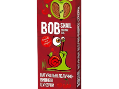 Равлик Боб Цукерки натуральні 30г яблуко-вишня