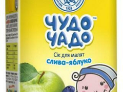 Сік Чудо-Чадо сливово-яблучний з м'якоттю та цукром 200мл