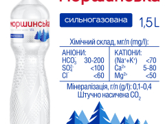Мінвода Моршинська 1,5л сильногазована