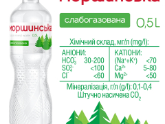 Мінвода Моршинська 0,5л слабогазована