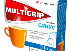 Мультигрип Синус пор д/орал р-ну саше №10