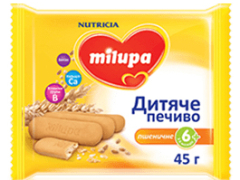 Мілупа печиво дитяче пшеничне 45г з 6міс