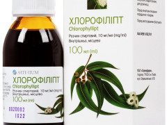 Хлорофіліпт р-н спирт 10мг/мл фл полімер 100мл