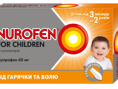 Нурофєн д/дітей супп ректальні 60мг №10