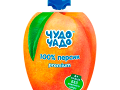 Пюре Чудо-Чадо з персиків без цукру 90г пауч