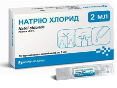 Натрію хлорид р-н д/інг 9мг/мл небули 2мл №10