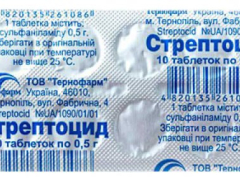 Стрептоцид табл 500мг №10